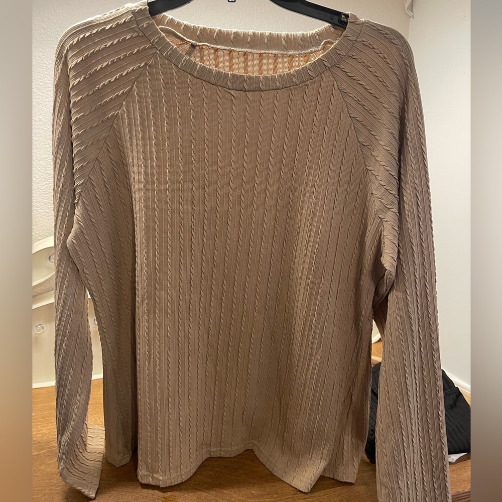 Tan Long Sleeve Shirt